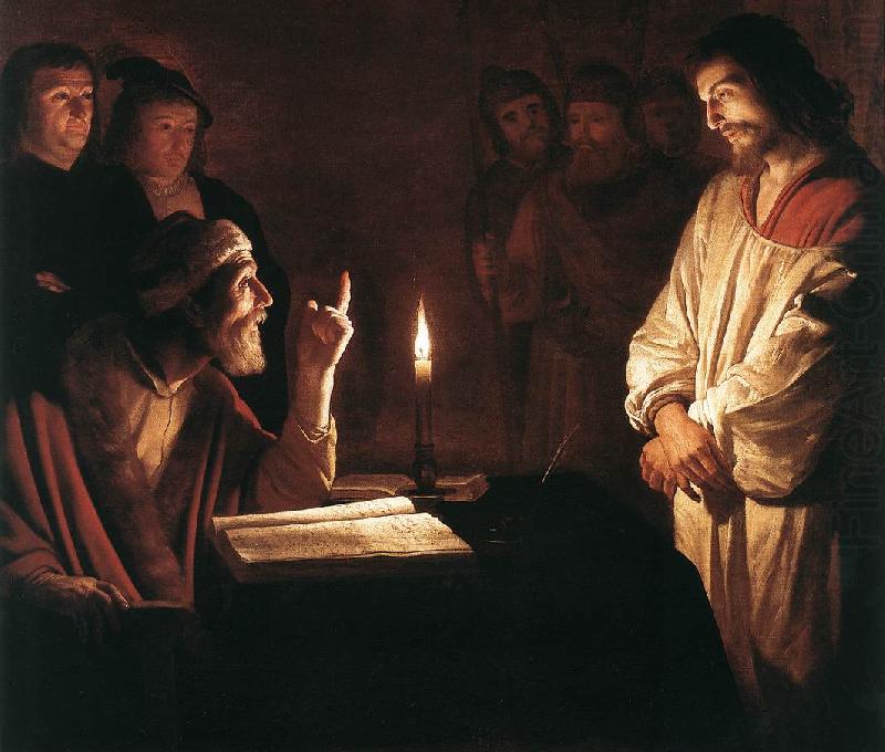 Christ before the High Priest (detail) sg, HONTHORST, Gerrit van